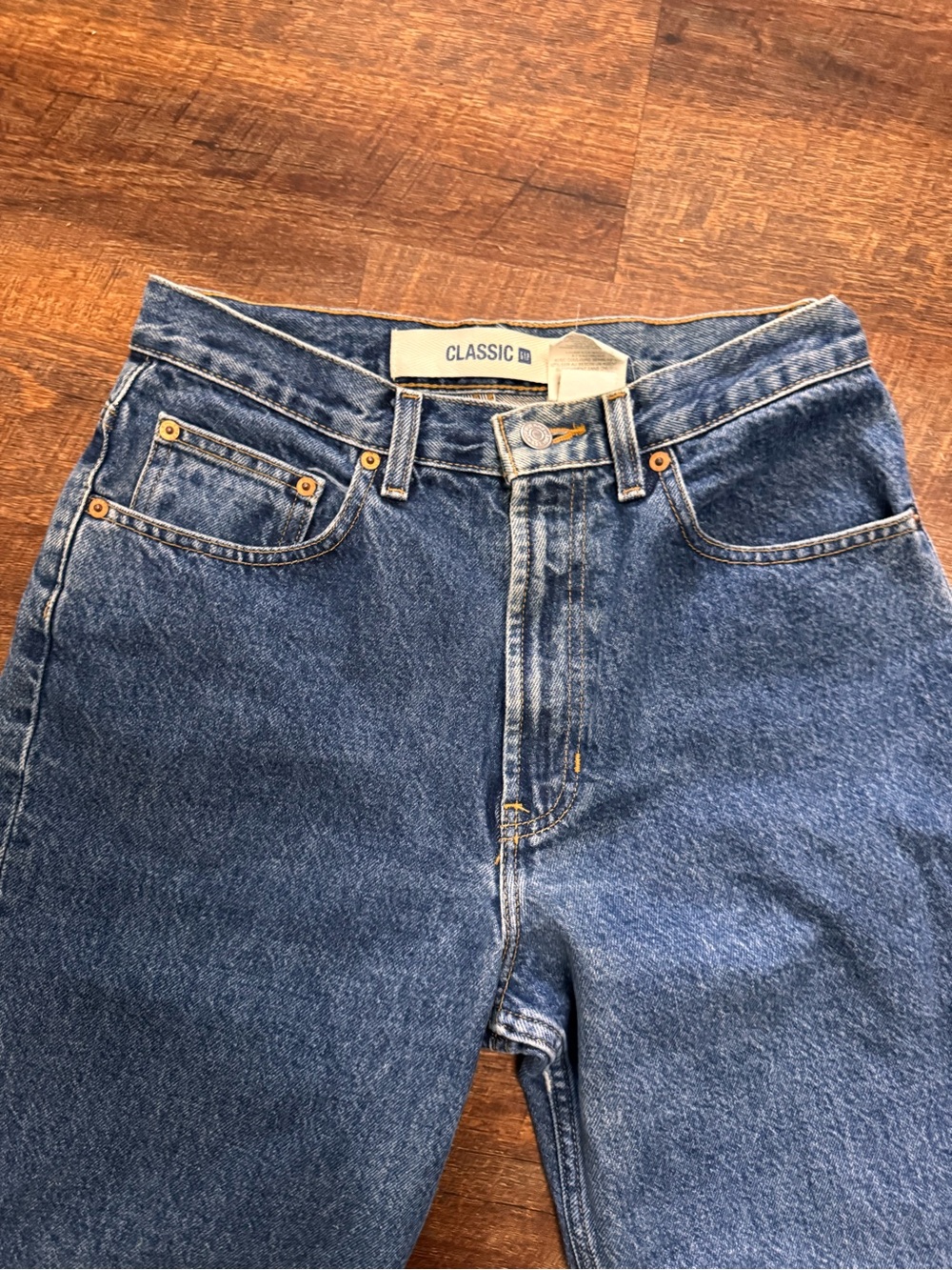 Gap Classic Jeans Vintage 2006 High Rise Mom Size 8 Regular 100% Cotton Y2K - Picture 2 of 8